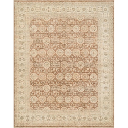 Loloi 5 ft. 6 in. x 8 ft. 6 in. Majestic Rectangular Shape Hand Knotted Area Rug- Camel and Beige MAJEMM-10CABE5686